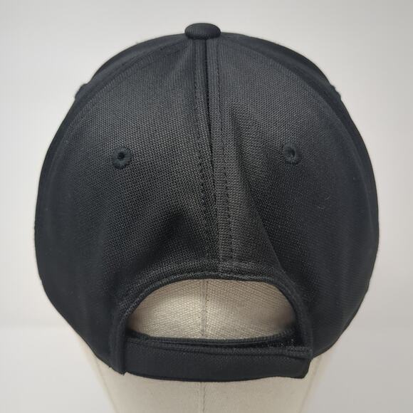 EHS Mustangs Strapback Baseball Cap Black OS Adjustable Embroidered Fanthread - Picture 5 of 8